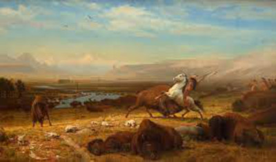 The Last of the Buffalo by Albert Bierstadt